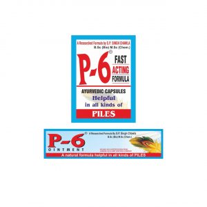P-6 Pack of 60 capsules & P-6 Ointment